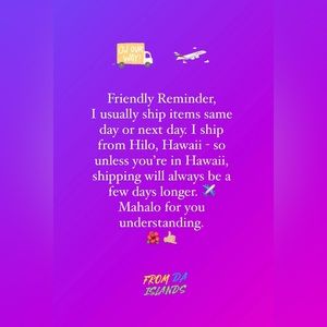 Your order is important to me.